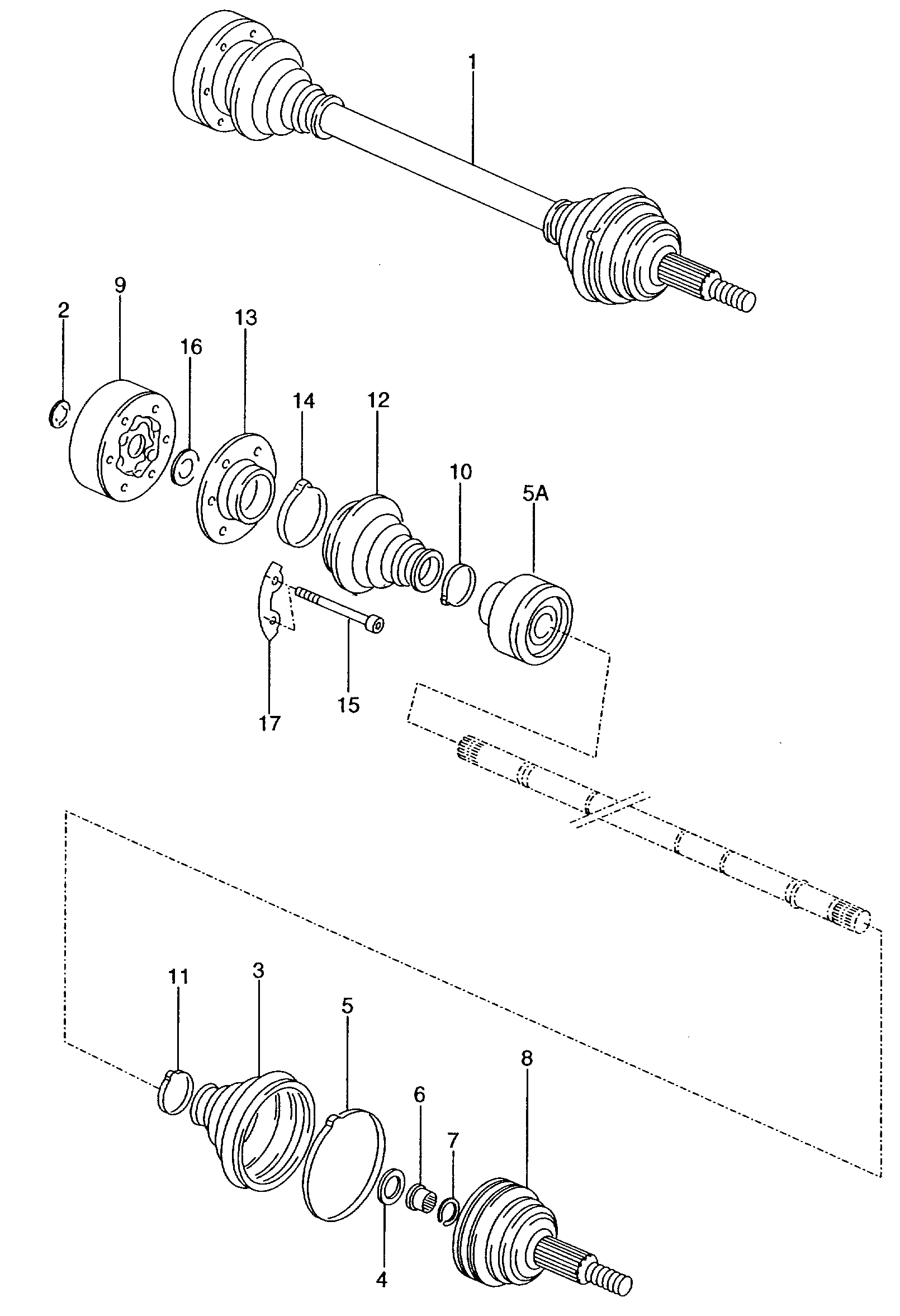 VAG ZBC407331 - Set articulatie, planetara parts5.com