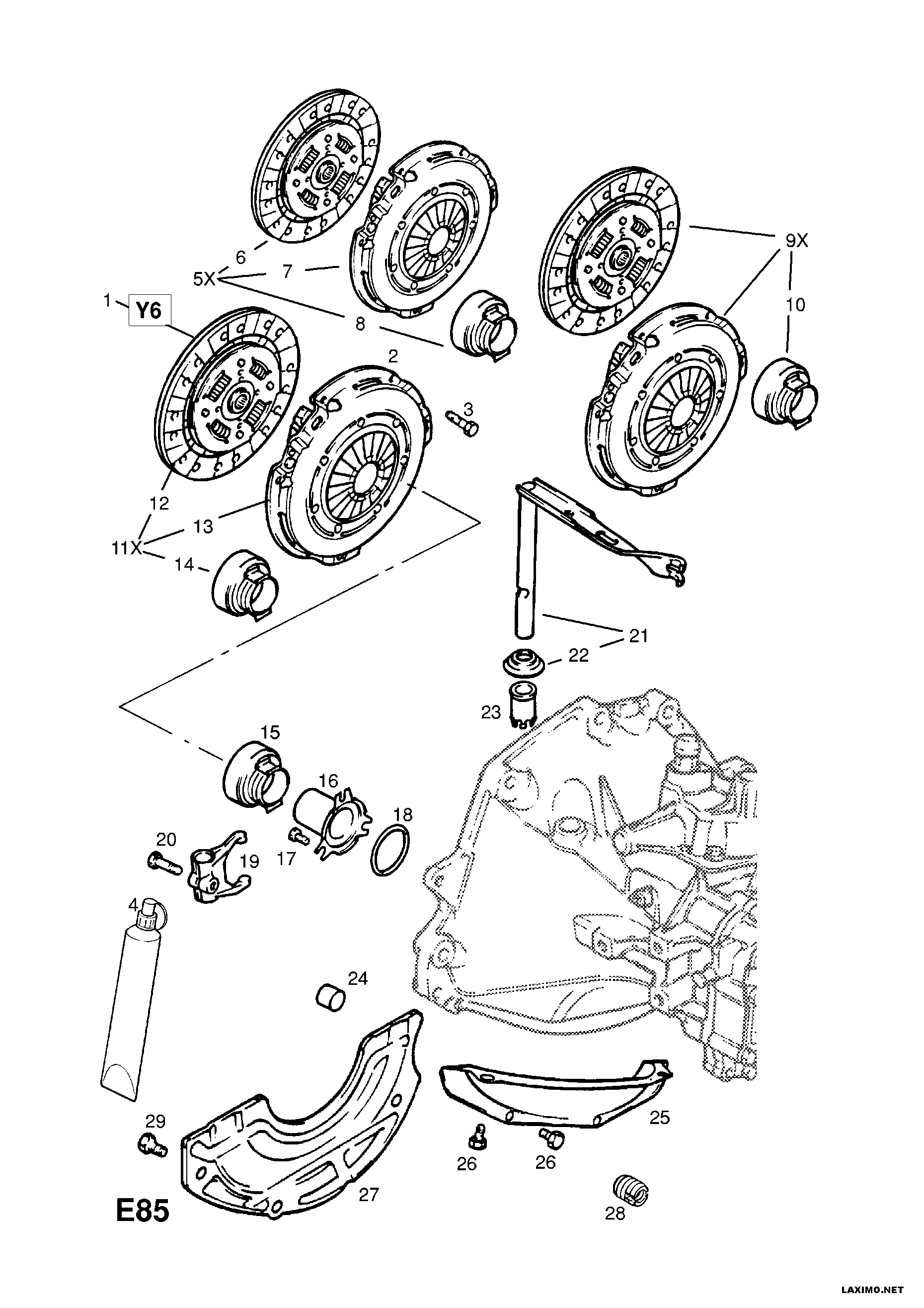 Vauxhall R91149402 - Set ambreiaj parts5.com