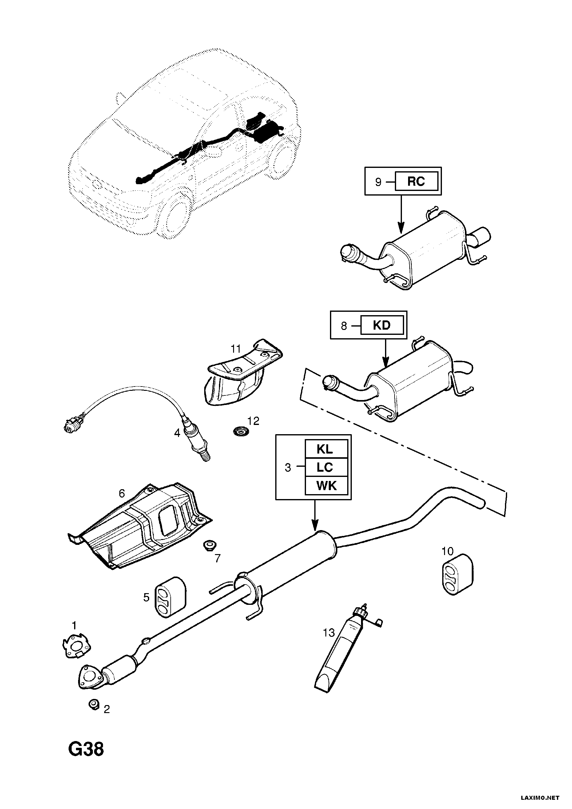 Vauxhall 85 53 51 - Lambda Sensor parts5.com