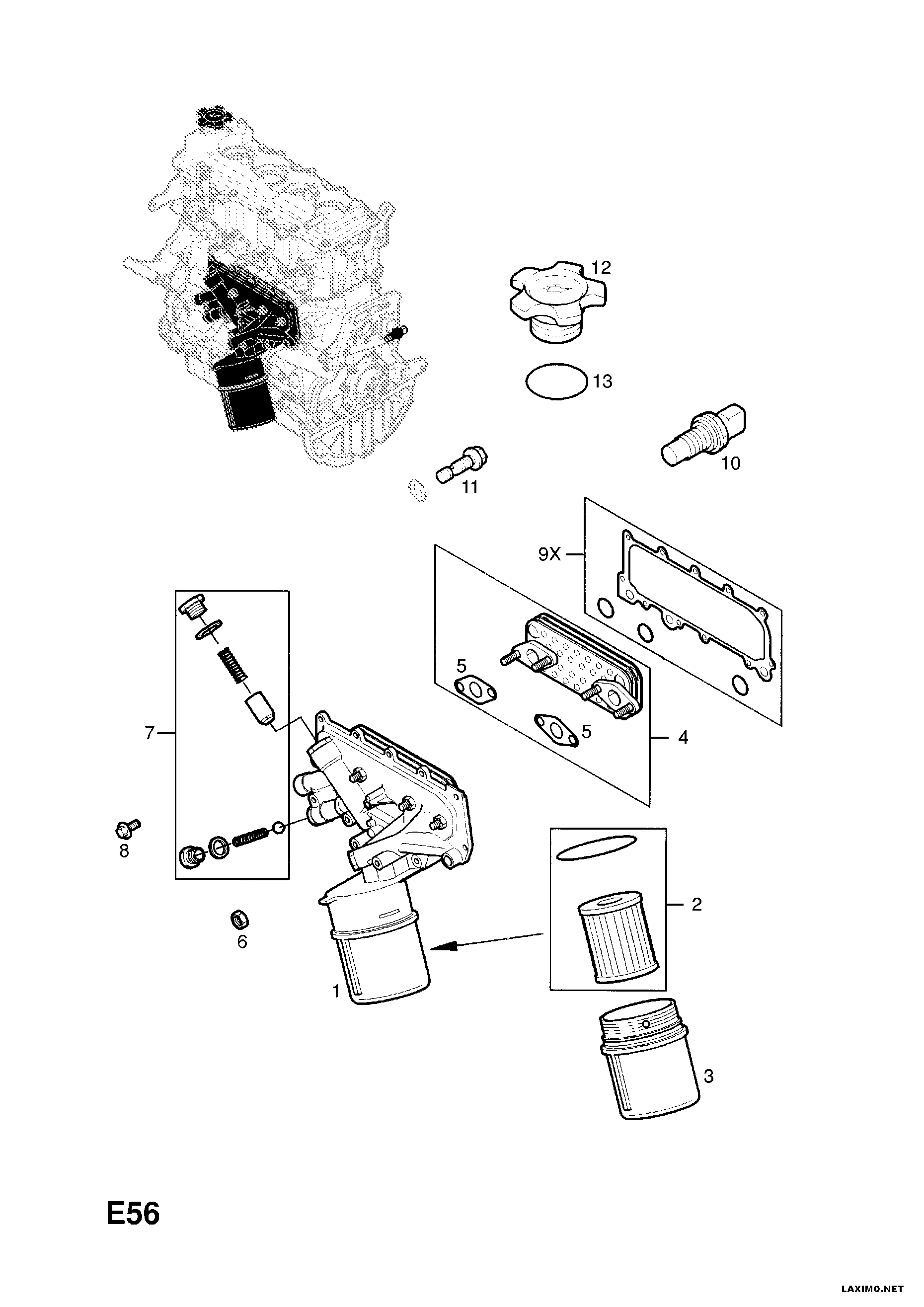 Chevrolet 44 15 218 - Filtru ulei parts5.com