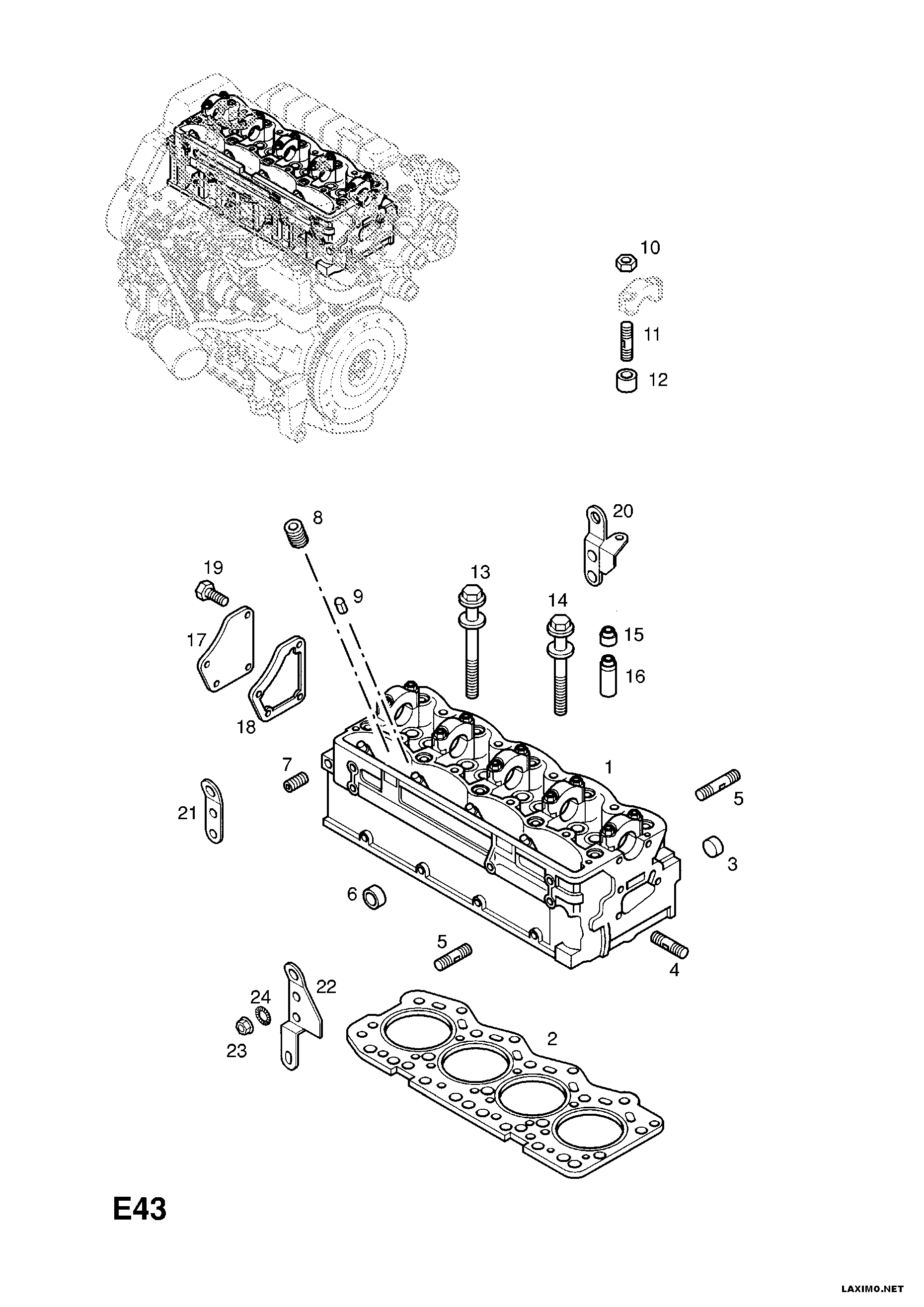 Opel 44 03 139 - Conta, supap şaftı parts5.com