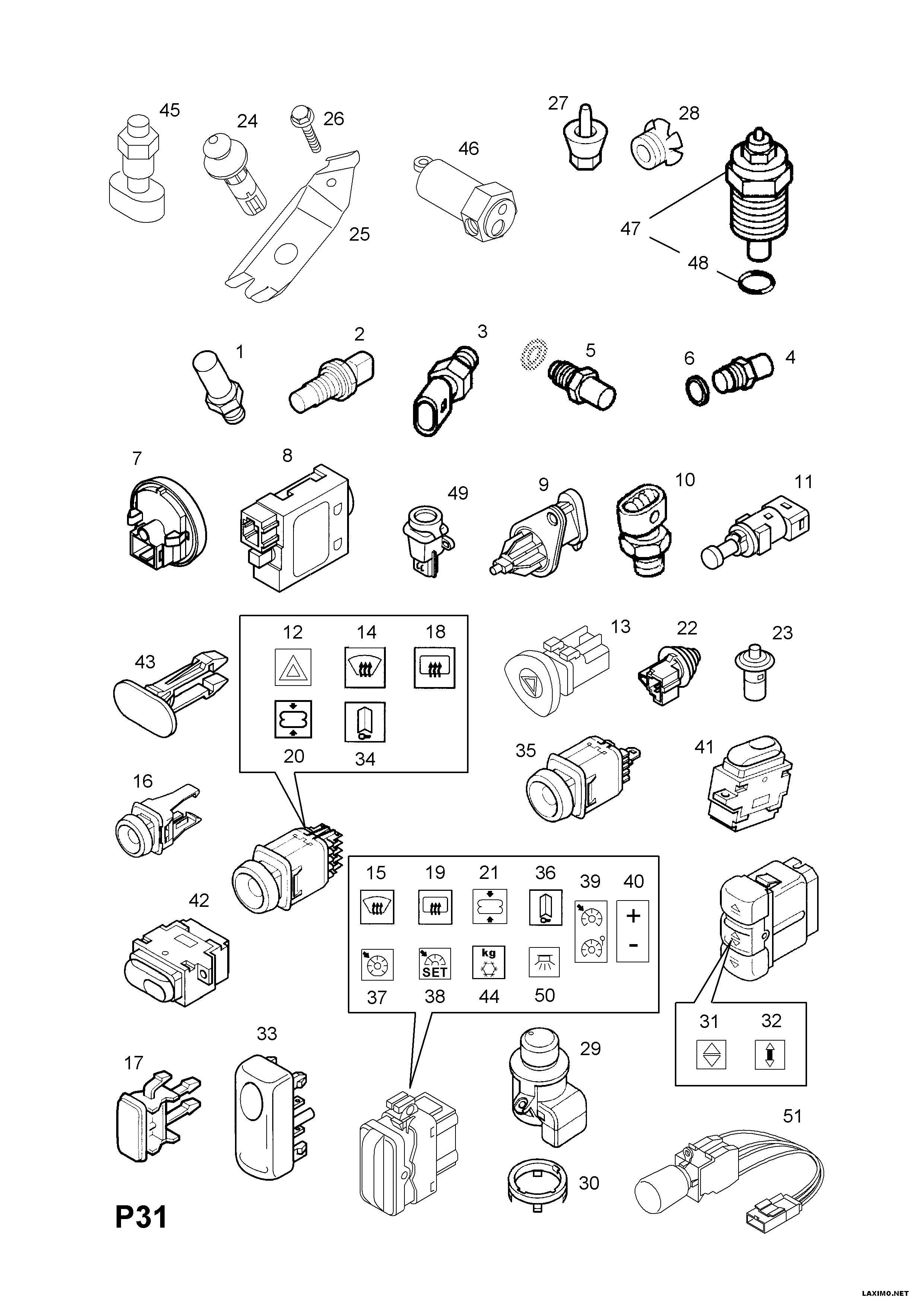 Opel 44 00 194 - Датчик, налягане на маслото parts5.com